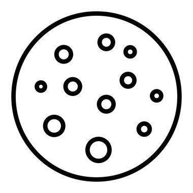 çerez simgesi vektör illüstrasyonu