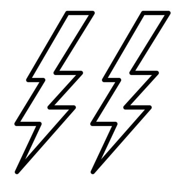 yıldırım cıvata kutsal kişilerin resmi, vektör çizim