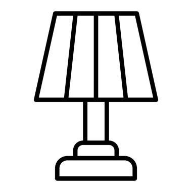 Lamba ikonu. Web için basit ışıklandırma vektör simgeleri