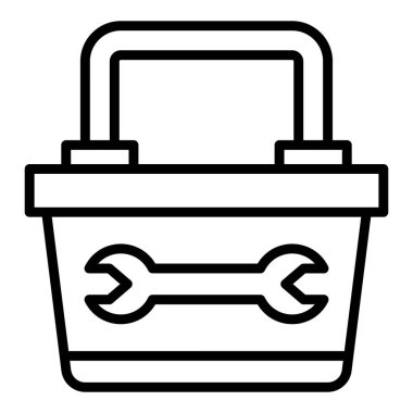 Hizmet. Web simgesi basit tasarım