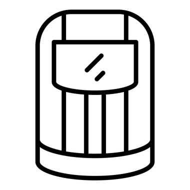 Modern b 'nin vektör illüstrasyonu eksik simgesi