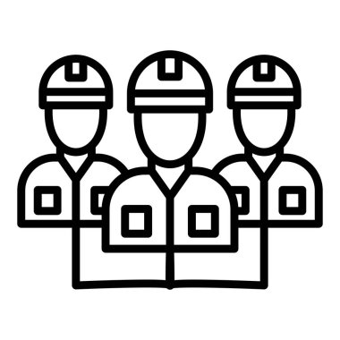 İnsan simgesinin vektör illüstrasyonu