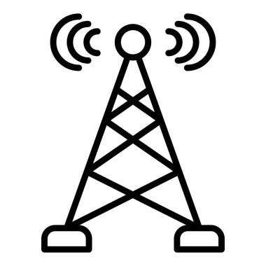 Anten kulesi. Basit illüstrasyon