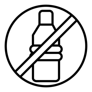 no smoking icon. simple illustration of no nail vector icons for web