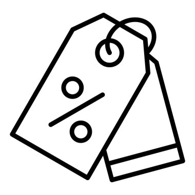 shopping bag icon. simple illustration of sale tag vector icons for web