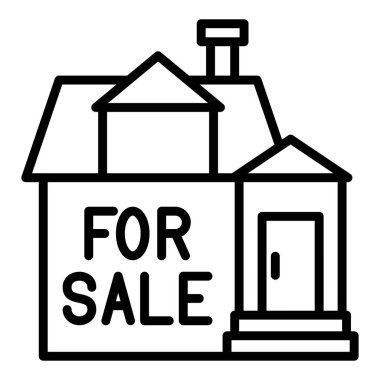 Ev. Web simgesi basit illüstrasyon