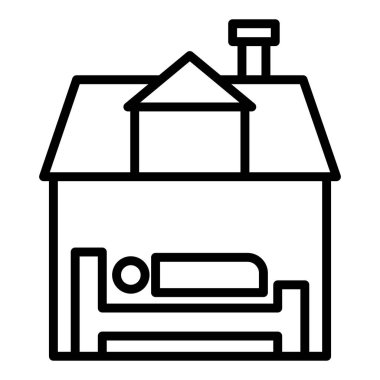ev simgesi vektör illüstrasyonu