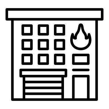 vector design of hotel and plant sign. beautiful and majestic flat icon.