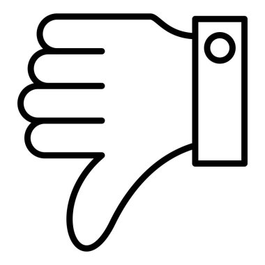 Baş parmağı yukarıda simge, vektör illüstrasyonu