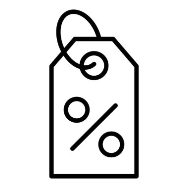 etiket simgesi, vektör çizimi