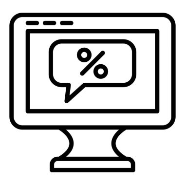 İnternetten alışveriş. Web simgesi