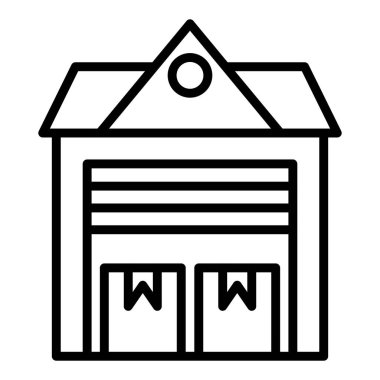 Ev. Web simgesi basit illüstrasyon