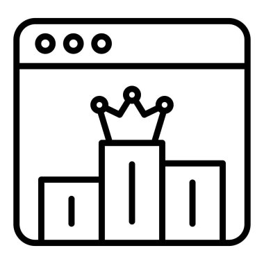 Ağ simgesi. vektör illüstrasyonu