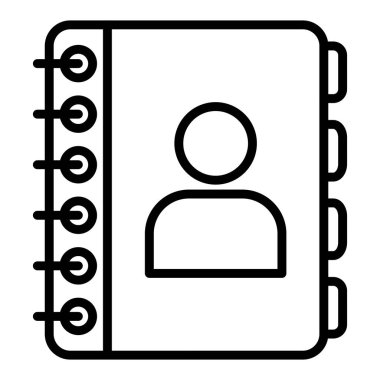 kitap simgesi vektör illüstrasyonu