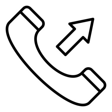 - Telefon. Web simgesi basit illüstrasyon