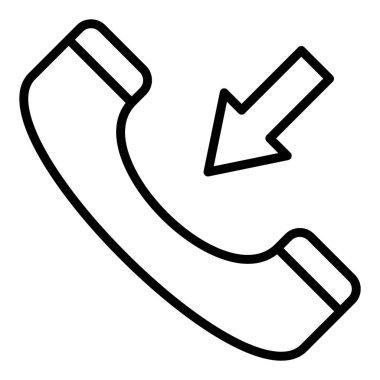 - Telefon. Web simgesi basit illüstrasyon