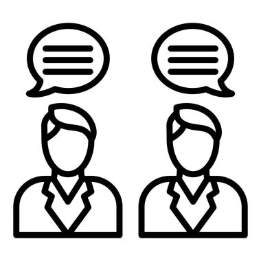 İnsan simgesi, vektör illüstrasyonu