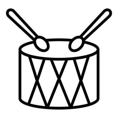 davul. Web simgesi basit tasarım