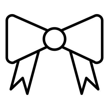 ribbon bow icon vector illustration