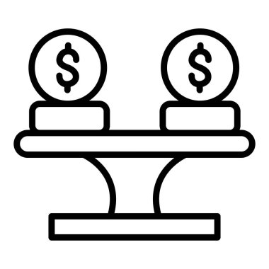 para simgesi vektör illüstrasyonu