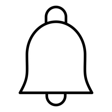 Zil. Web simgesi basit illüstrasyon