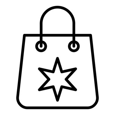 Alışveriş çantası. Basit tasarım