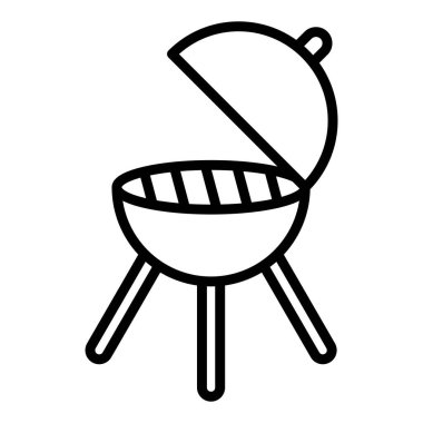 Izgara ikonu. Web için et vektör simgelerinin özet çizimi