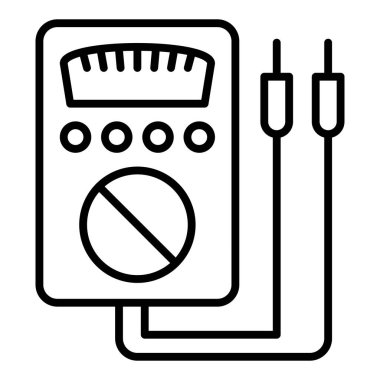 Elektrik dolgu simgesinin vektör illüstrasyonu