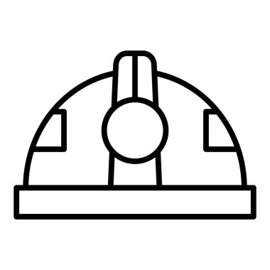 helmet icon vector isolated on white background for your web and mobile app design, construction logo concept