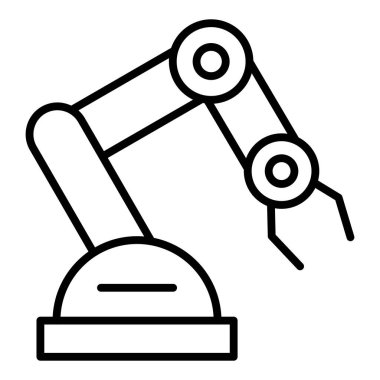 Robot kol ikonu. Robot el vektör sembolü stoğunu özetle.