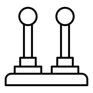 Oyun kolu. Web simgesi basit illüstrasyon