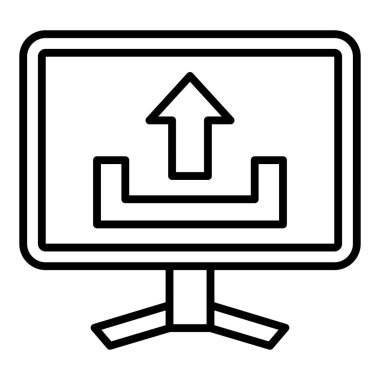 bilgisayar simgesi, vektör illüstrasyonu