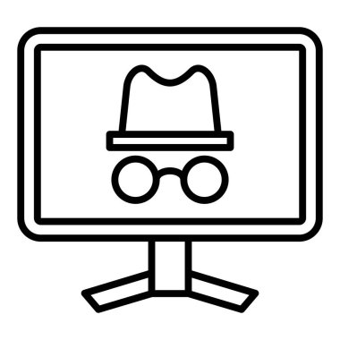 glasses icon vector isolated on white background for your web and mobile app design, blackboard logo concept