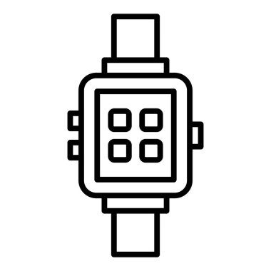 Akıllı çocuk. Web simgesi basit illüstrasyon