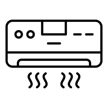 Mutfak sobası simgesinin vektör çizimi