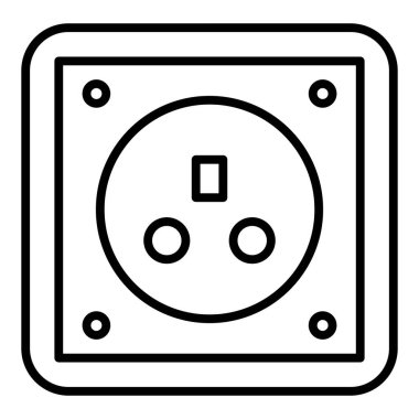 soket simge vektör çizim