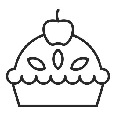 Tatlım. Web simgesi basit illüstrasyon