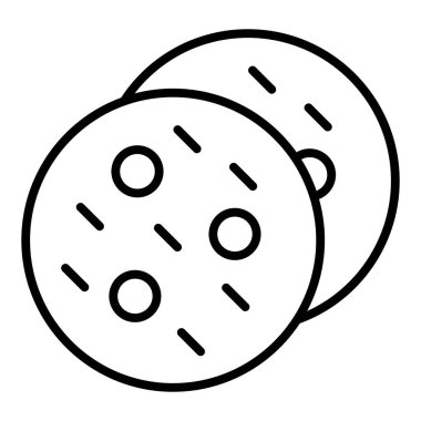 donut. Web simgesi basit tasarım