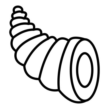 vector illustration of a single black and white outline hand drawn doodle elements