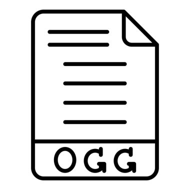 Belge. Web simgesi basit illüstrasyon