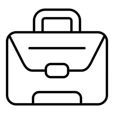 evrak çantası ikonu vektör illüstrasyonu