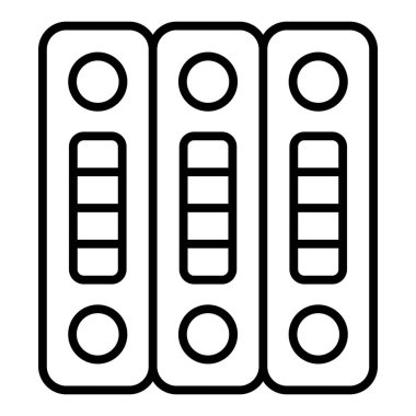 file folder icon. office and data theme. isolated design. vector illustration