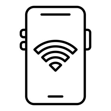 cep telefonu ikonu vektör illüstrasyonu