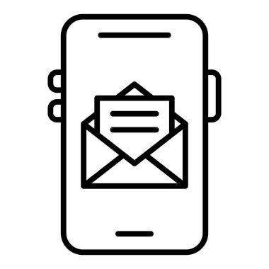 mobile phone message icon vector illustration design