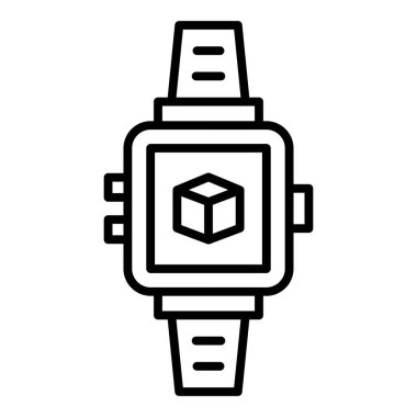 Akıllı çocuk. Web simgesi basit illüstrasyon