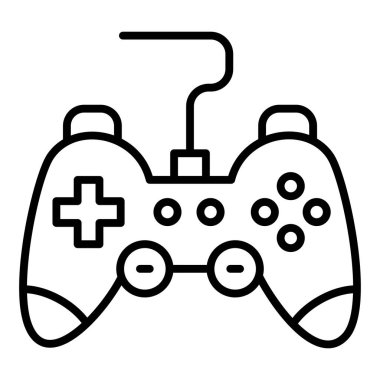 Oyun kolu. Web simgesi basit illüstrasyon