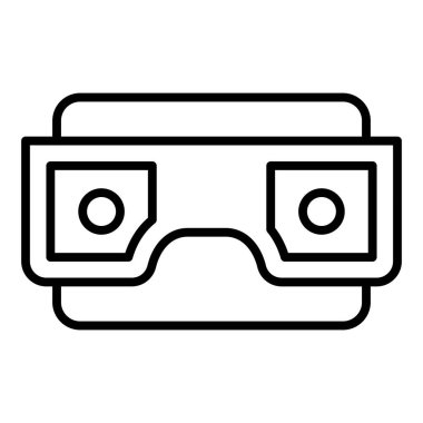 kaset ikonu. Web için video kamera vektör simgelerinin özet çizimi