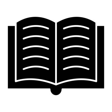 Kitap. Web simgesi basit illüstrasyon