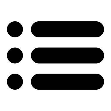 Menü. Web simgesi basit tasarım