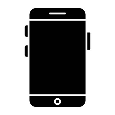 smartphone aygıt simge vektör illüstrasyon izole